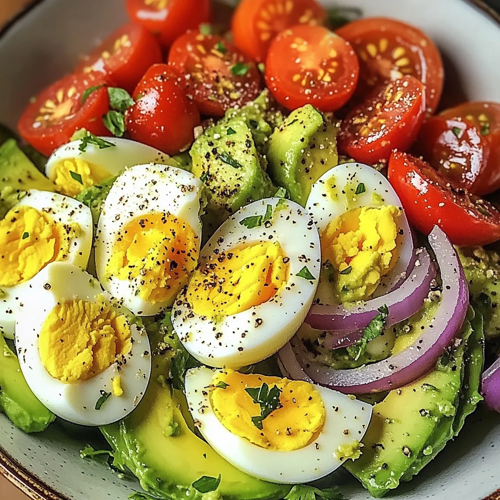 Avocado Egg Salad Bowl