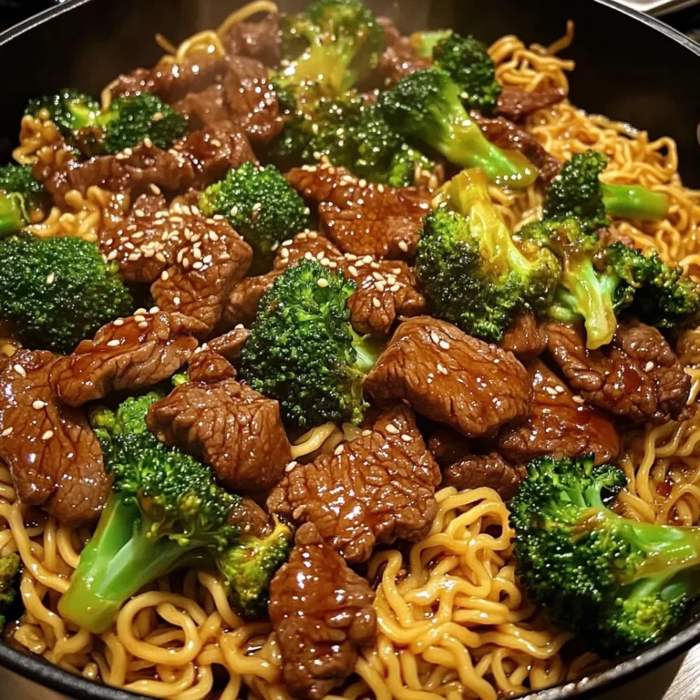 Beef, Broccoli & Noodle Stir-Fry