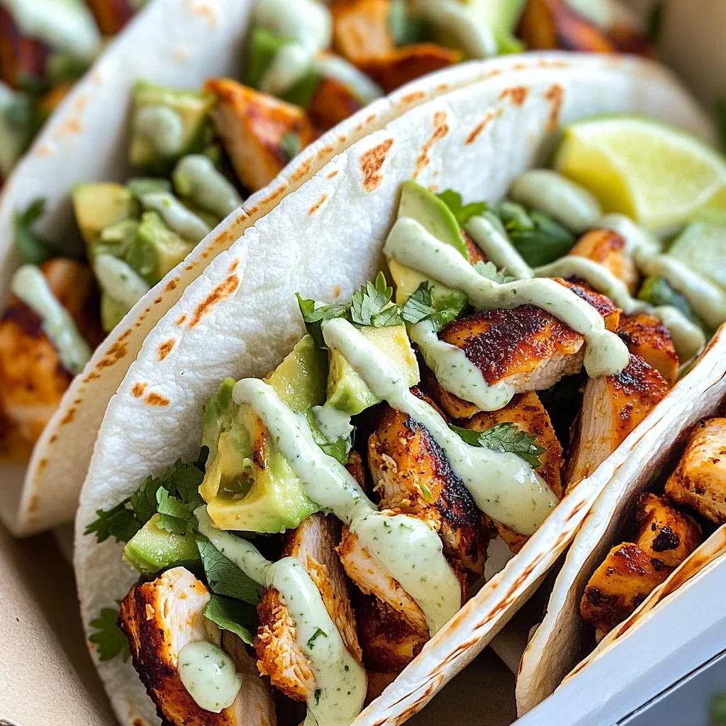 Chili Lime Chicken Tacos Recipe