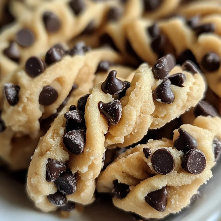 Chocolate Chip Cookie Dough Twists