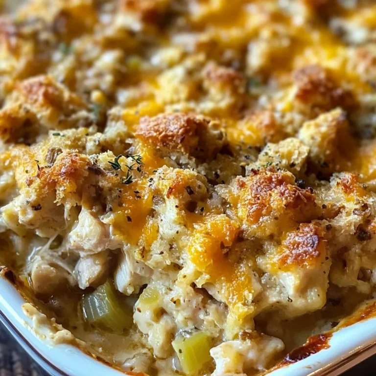 Dolly's Chicken and Stuffing Casserole