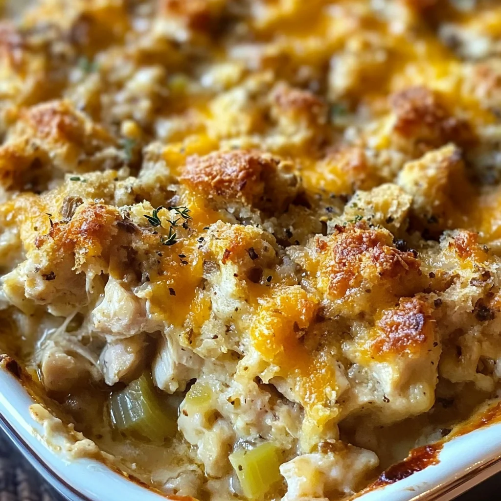 Dolly's Chicken and Stuffing Casserole