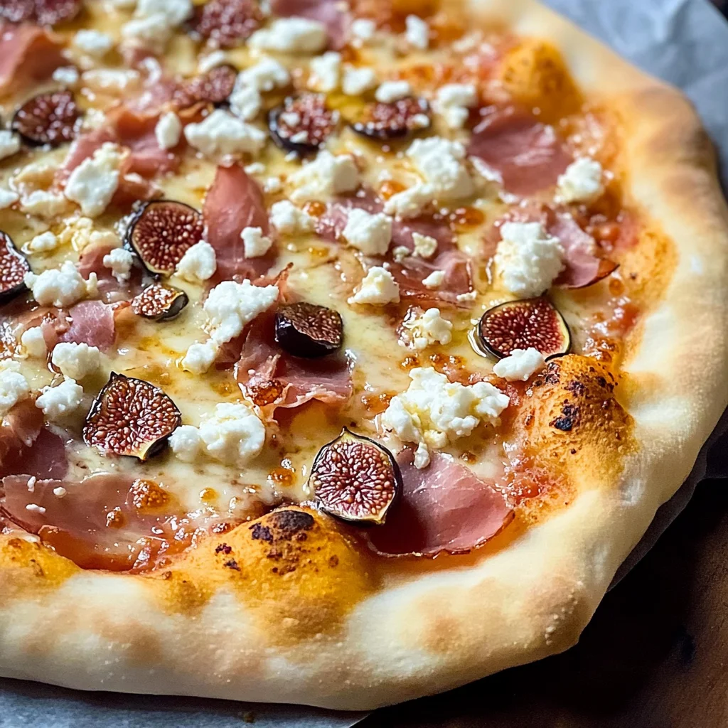 Easy 20-Minute Fig Jam Pizza with Goat Cheese and Prosciutto