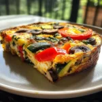 Garden Veggie Frittata: A 150-Calorie Delight