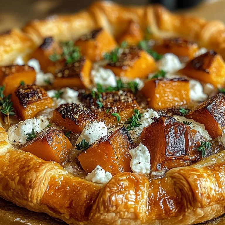 Golden Butternut Squash and Goat Cheese Galettes