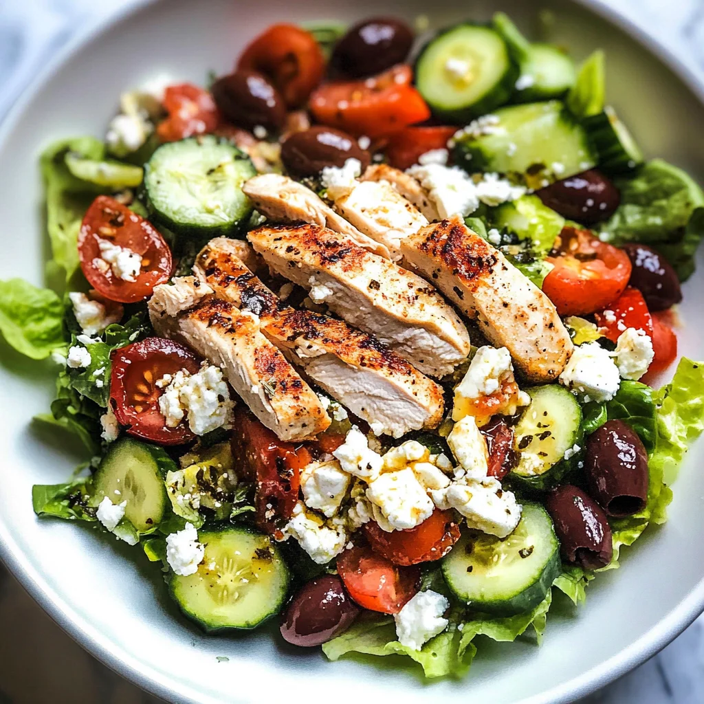Greek Salad with Chicken