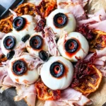 Halloween Antipasto Eyeballs Appetizer
