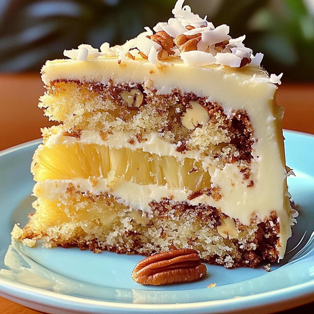 Hawaiian Pineapple Cake Recipe