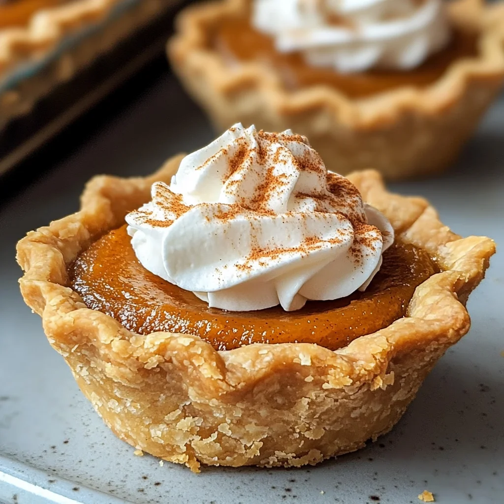 Mini Pumpkin Pies
