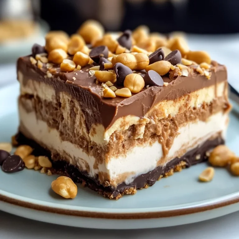 No-Bake Peanut Butter Lasagna