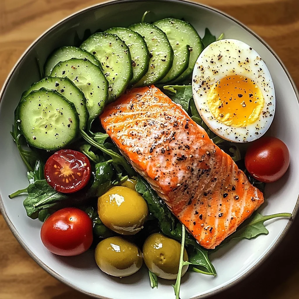 Omega Power Plate with Salmon & Avocado