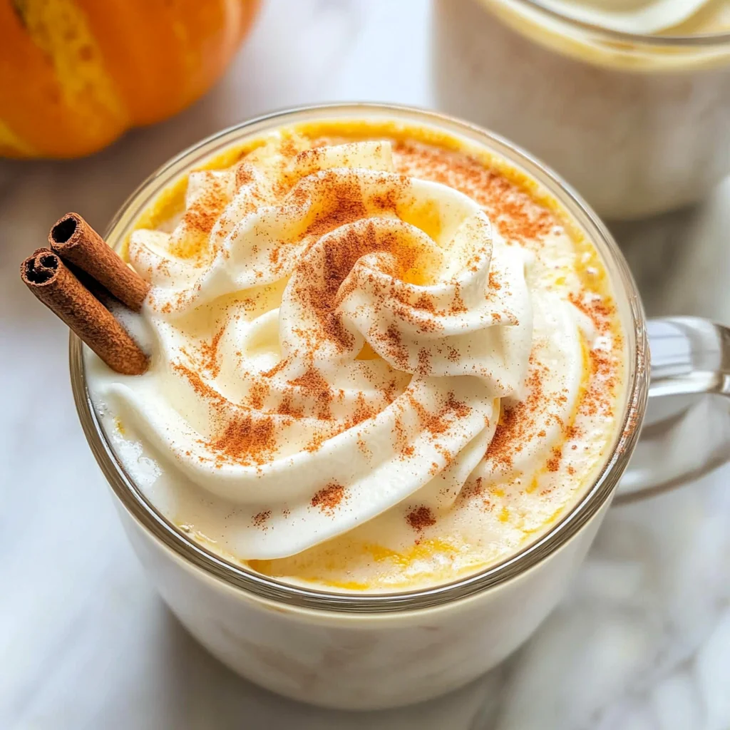 Pumpkin White Hot Chocolate
