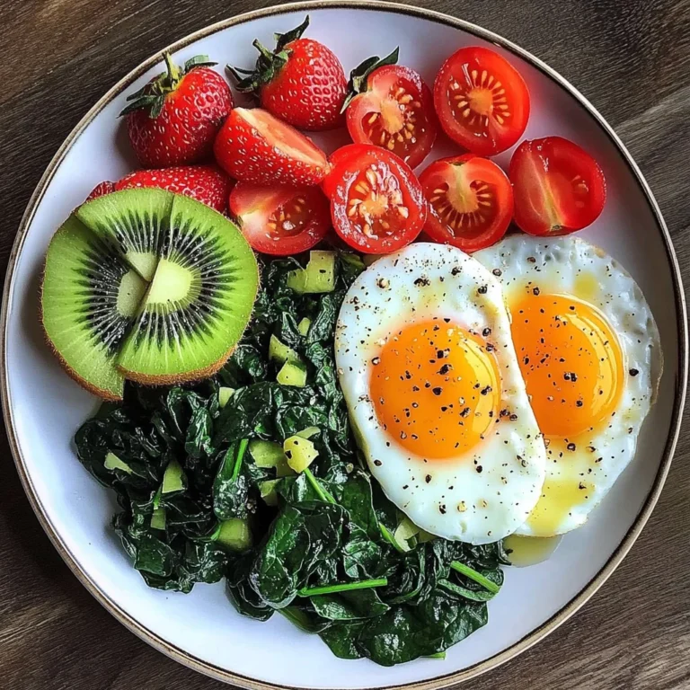 Rainbow Protein Breakfast Plate