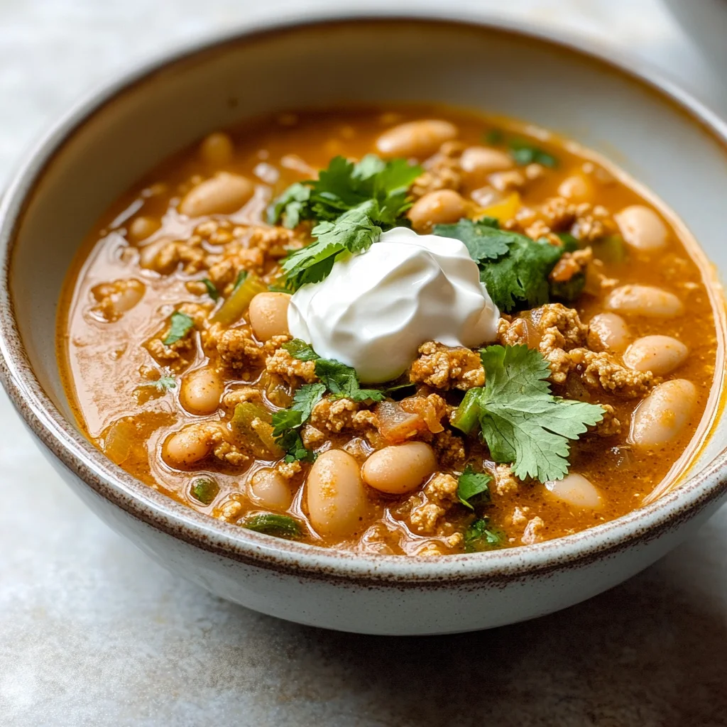 Turkey White Bean Chili