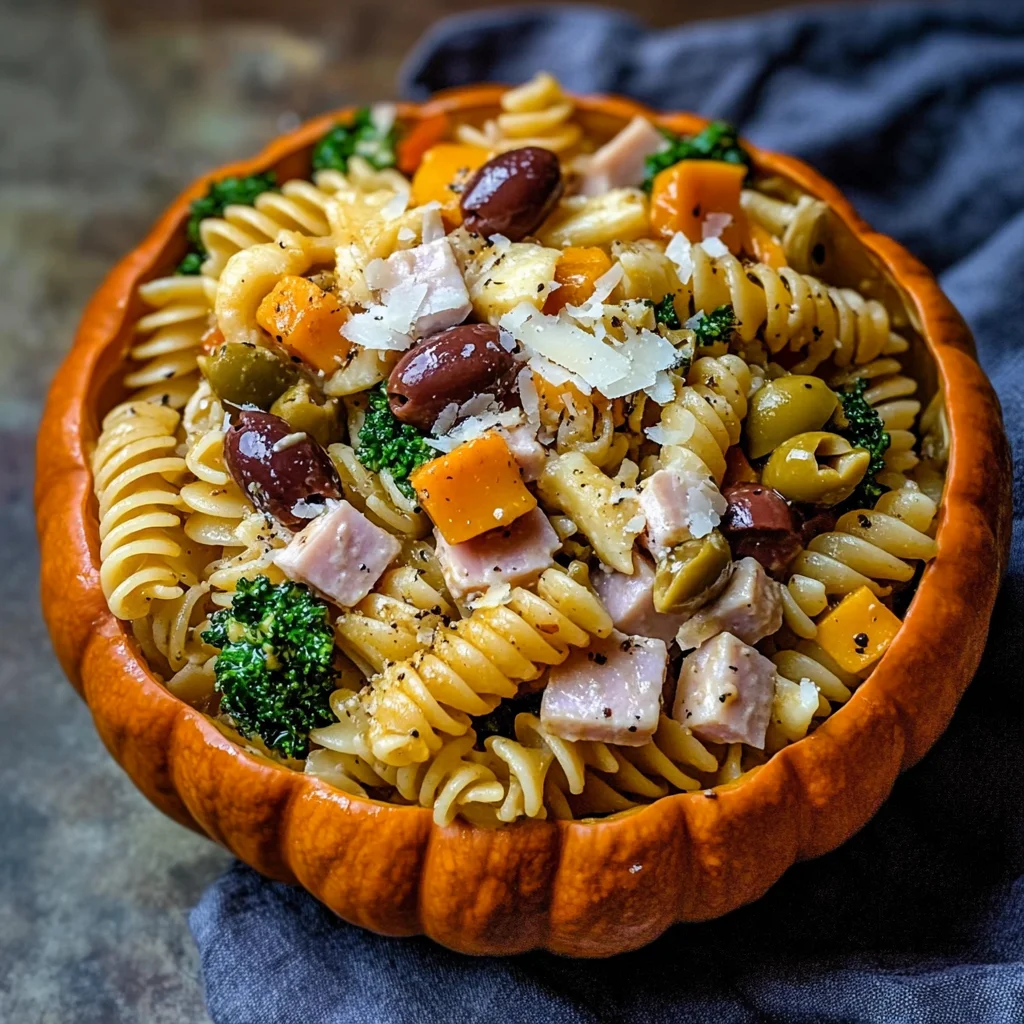 UpChuckin' Pumpkin Loaded Pasta Salad