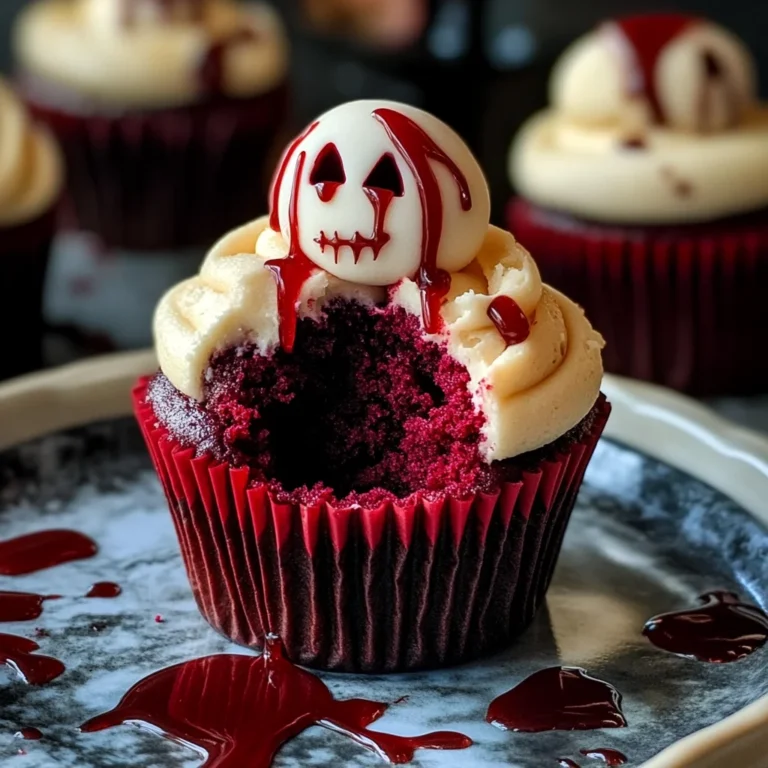 Vampire Bite Halloween Cupcakes: A Spooky Delight with a Deliciously Sinister Twist
