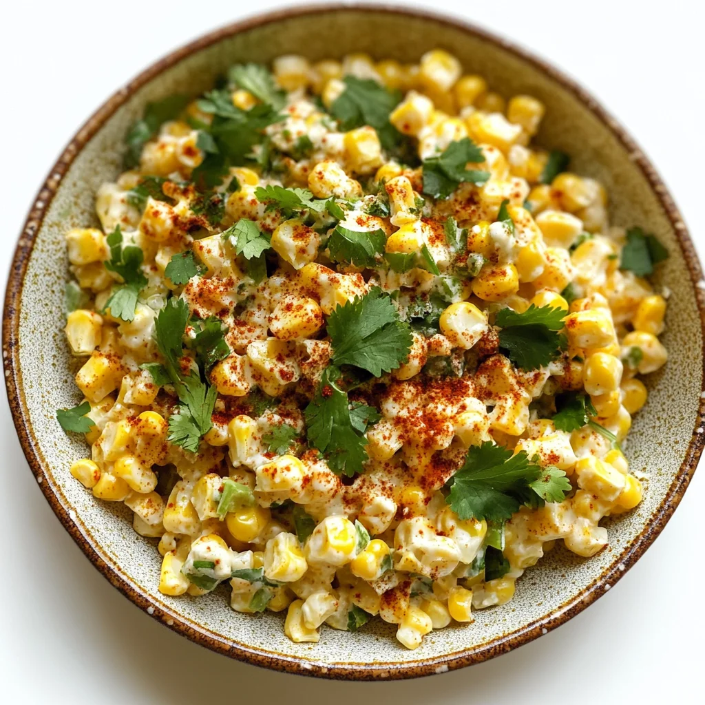 Vegan Mexican Street Corn Salad (Gluten-Free, Allergy-Free)