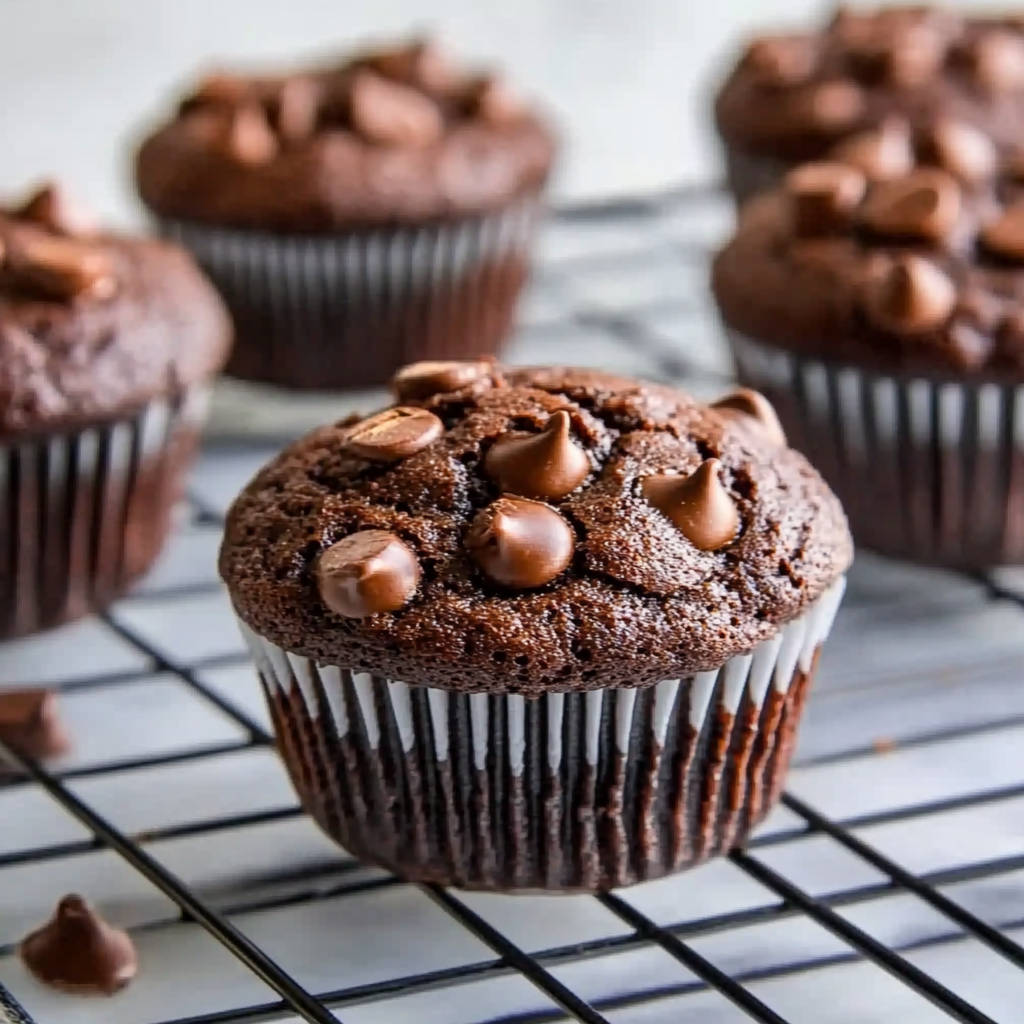 Double Chocolate Espresso Muffins