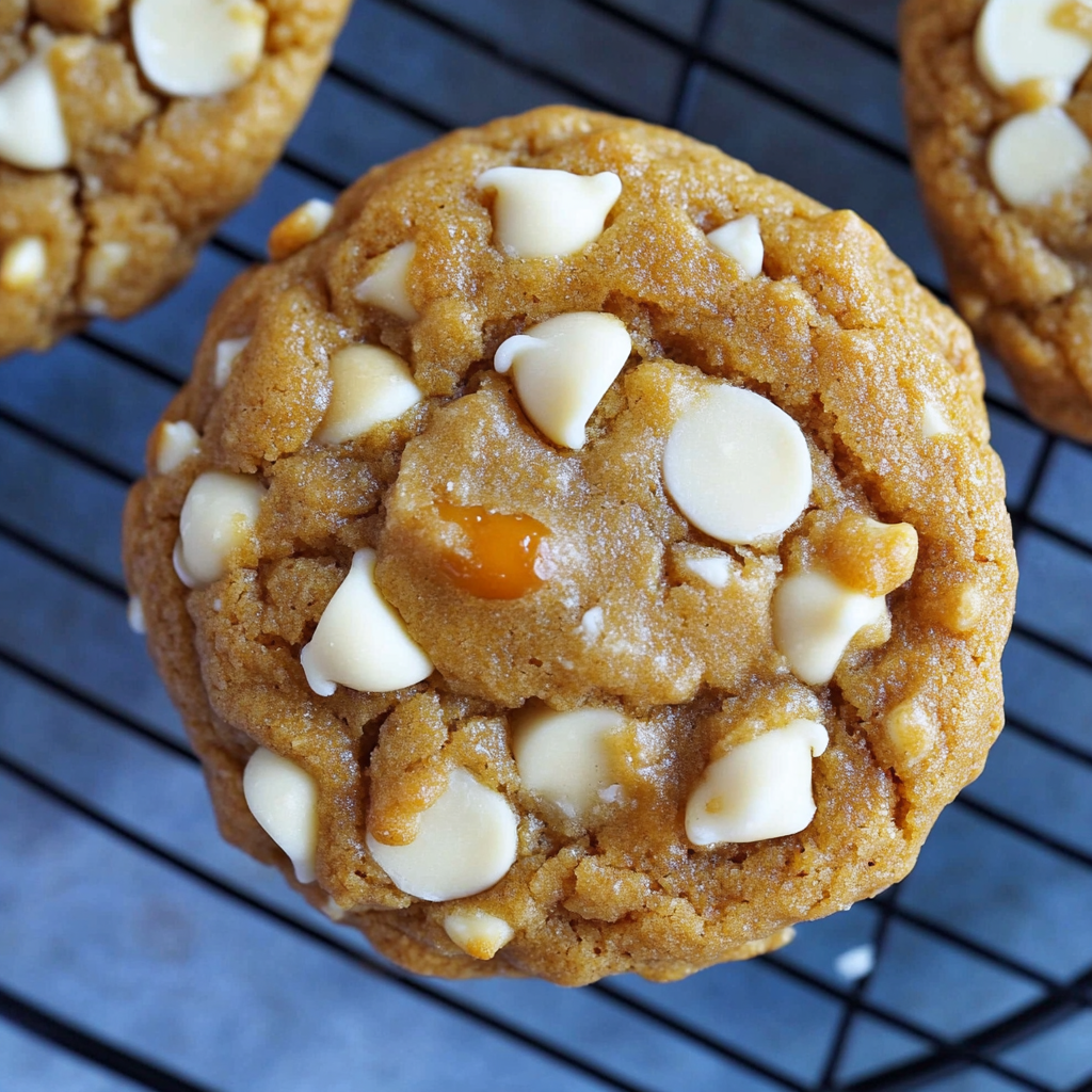 Pumpkin White Chocolate Chip Cookies Recipe